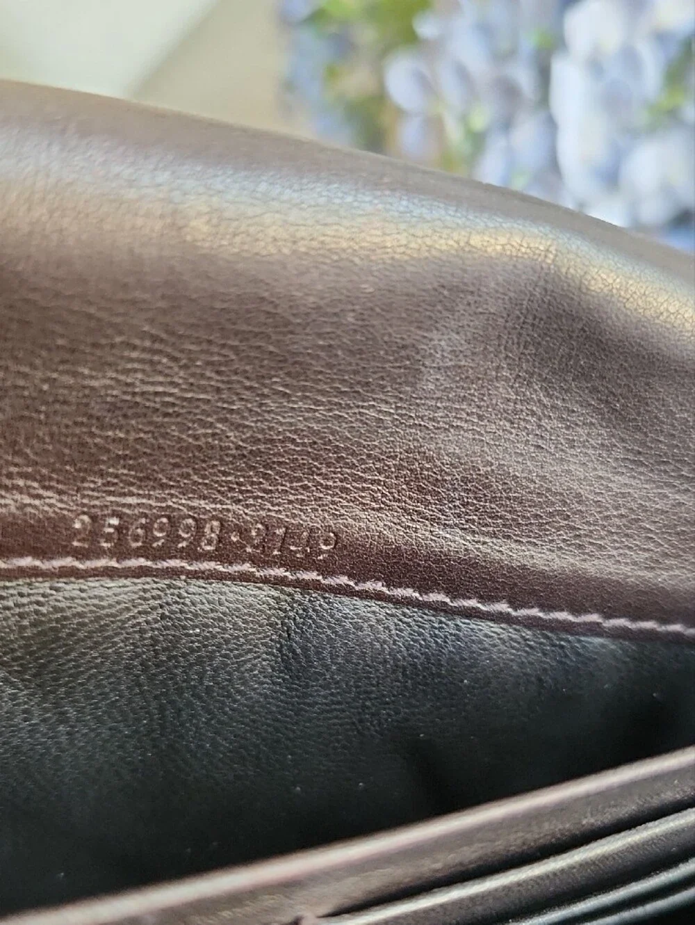 Gucci Black Embossed GG Continental Wallet with Bow Detail. Perfect FALL color